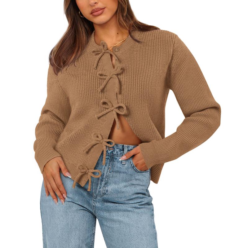 Adeline Bow Cardigan