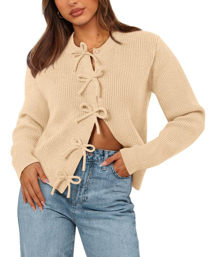 Adeline Bow Cardigan