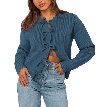 Adeline Bow Cardigan